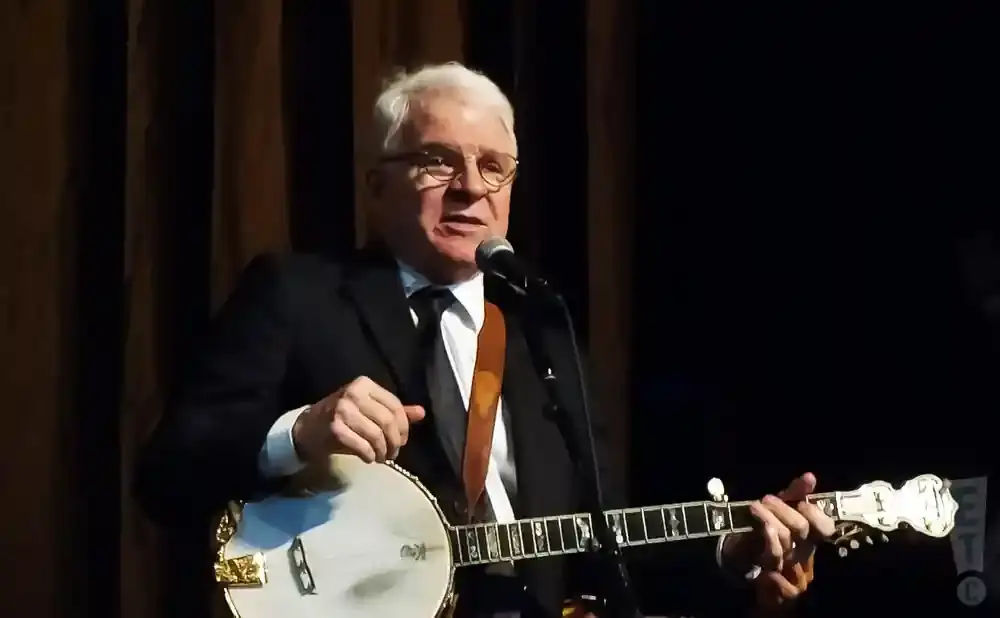 Steve Martin on stage